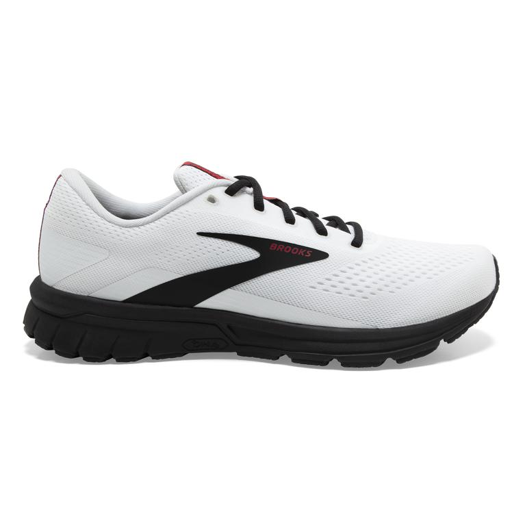 Brooks SIGNAL 3 Road Running Shoes Mens Canada - White/Black/Red (ZSB251904)